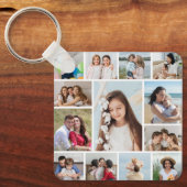 Creëer Uw eigen 13 fotocollage Sleutelhanger (Voorkant)