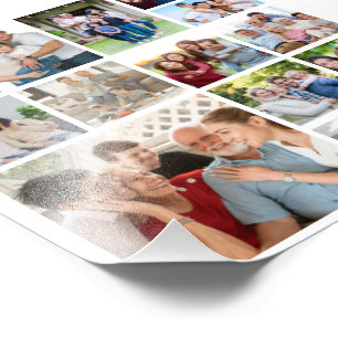 Creëer Uw eigen 14 Fotocollage Fotouitbreiding Foto Afdruk