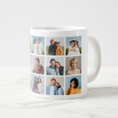 Creëer Uw eigen 15 fotocollage Extra Grote Beker (Voorkant rechts)