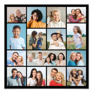Creëer Uw eigen 15 Fotocollage Foto Uitbreiding Afdruk