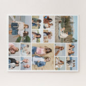 Creëer Uw eigen 15 fotocollage Legpuzzel (Horizontaal)