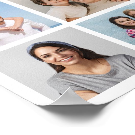Creëer Uw eigen 15 fotocollage Poster (Hoek)