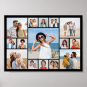Creëer Uw eigen 15 fotocollage Poster (Voorkant)
