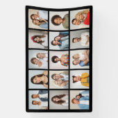 Creëer Uw eigen 15 fotocollage Spandoek (Verticaal)