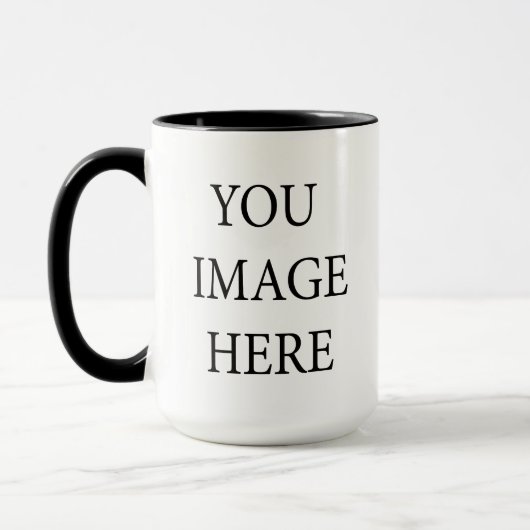 Creëer Uw eigen 15oz Combo Two Tone Coffee Mok (Links)