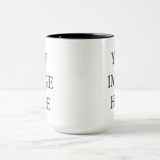 Creëer Uw eigen 15oz Combo Two Tone Coffee Mok (Midden)