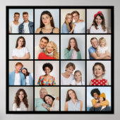 Creëer Uw eigen 16 Fotocollage Poster (Voorkant)