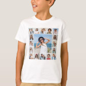 Creëer Uw eigen 17 fotocollage T-shirt (Voorkant)