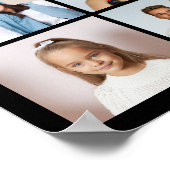Creëer Uw eigen 18 Foto-Collage bewerkbare kleur Poster (Hoek)