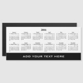 Creëer Uw eigen 2016 Kalender Sjabloon (Voorkant / Achterkant)