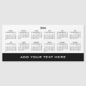 Creëer Uw eigen 2016 Kalender Sjabloon (Voorkant)