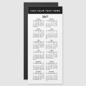 Creëer Uw eigen 2017-kaart voor aangepaste agenda, (Voorkant / Achterkant)