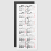 Creëer uw eigen 2018 kalender magnetische kaart (Voorkant / Achterkant)