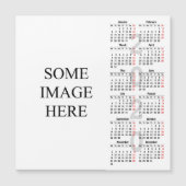Creëer uw eigen 2020-kalender Magnetische kaart (Voorkant)