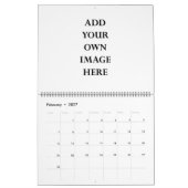 creëer uw eigen 2025 groot kalender (Feb 2027)