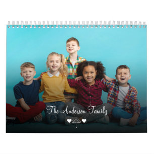 creëer uw eigen 2025 Simple Custom Photo Collage Kalender