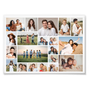 Creëer Uw eigen 20 Fotocollage Fotouitbreiding Foto Afdruk