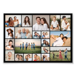 Creëer Uw eigen 20 Fotocollage Fotouitbreiding Foto Afdruk