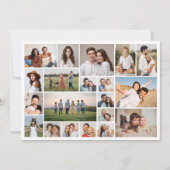 Creëer Uw eigen 20 Fotocollage Groet Kaart (Voorkant)