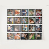 Creëer uw eigen 20 Fotocollage Keepsake Wandkleed (Voorkant (horizontaal))