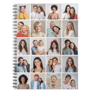 Creëer Uw eigen 20 Fotocollage Spiraal Notitieboek