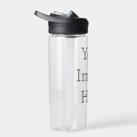 Personaliseerbare Waterfles Stijl: CamelBak Eddy®, Maat: Waterfles (591 ml), Kleur: Doorzichtig (Rechts)