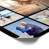 Creëer Uw eigen 21 bewerkbare kleur voor fotocolla Poster (Hoek)