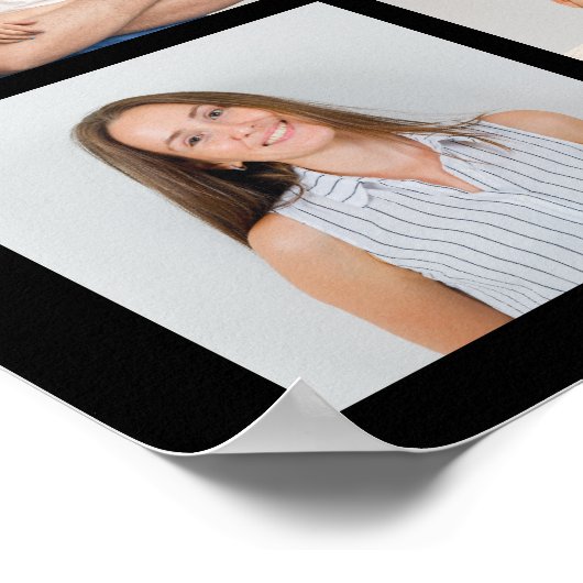 Creëer Uw eigen 21 bewerkbare kleur voor fotocolla Poster (Hoek)