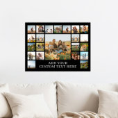 Creëer uw eigen 22 fotocollage poster