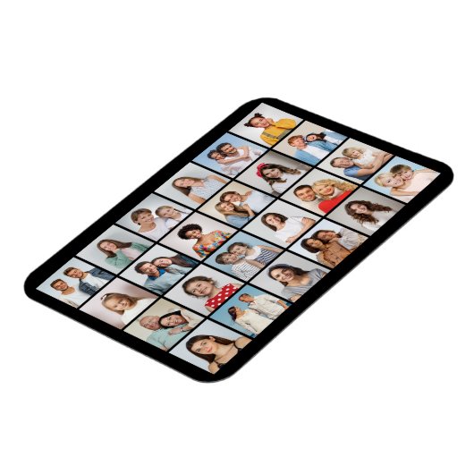 Creëer Uw eigen 24 Fotocollage Flexibel Magneet (Linkerzijde)