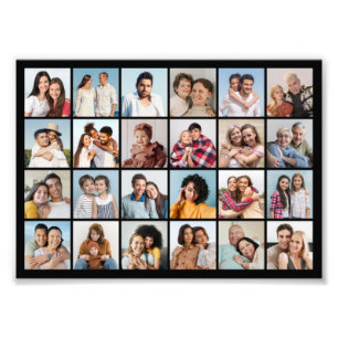 Creëer Uw eigen 24 Fotocollage Fotouitbreiding Foto Afdruk