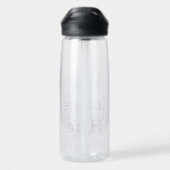 Personaliseerbare Waterfles Stijl: CamelBak Eddy®, Maat: Waterfles (739 ml), Kleur: Doorzichtig (Achterkant)