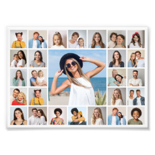 Creëer Uw eigen 27 Fotocollage Fotouitbreiding Foto Afdruk