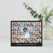 Creëer Uw eigen 27 Fotocollage Papier Blad/Kaart (Staand voorkant)