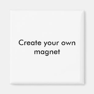 Creëer uw eigen 2-inch vierkante magneet