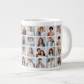 Creëer Uw eigen 32 fotocollage Extra Grote Beker (Voorkant rechts)