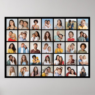 Creëer Uw eigen 35 Fotocollage Poster