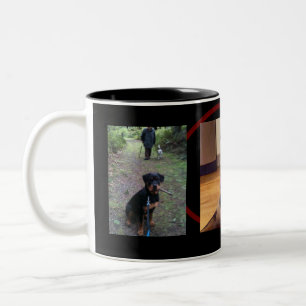 Creëer Uw eigen 3-foto Coffee-Mok met-foto's Tweekleurige Koffiemok