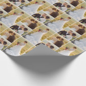 Creëer Uw eigen 3 Fotocollage Cadeaupapier (Hoek)