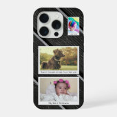 Creëer Uw eigen 3 Fotocollage iPhone Hoesje (Achterkant)