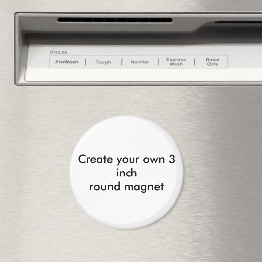 Creëer uw eigen 3-inch ronde magneet (Insitu (Vaatwasser))