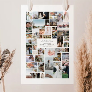 Creëer Uw eigen 46 fotocollage Poster