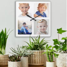Creëer Uw eigen 4 familie Foto Collage Kinderen