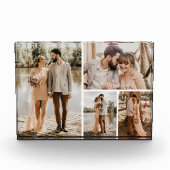 Creëer Uw eigen 4 Foto Collage Photo Block (Voorkant)