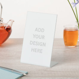 Creëer Uw eigen 4 x 6 inch voetstuk Reclamebord Met Voetstuk