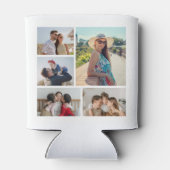 Creëer Uw eigen 5 Fotocollage Blikjeskoeler (Achterkant)