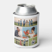 Creëer Uw eigen 5 Fotocollage Blikjeskoeler (Blikje Voorkant)