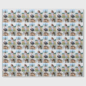 Creëer Uw eigen 5 Fotocollage Cadeaupapier (Vlak)