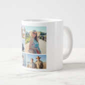 Creëer Uw eigen 5 Fotocollage Extra Grote Beker (Voorkant rechts)