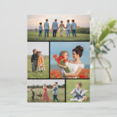 Creëer Uw eigen 5 Fotocollage Kaart (Staand voorkant)